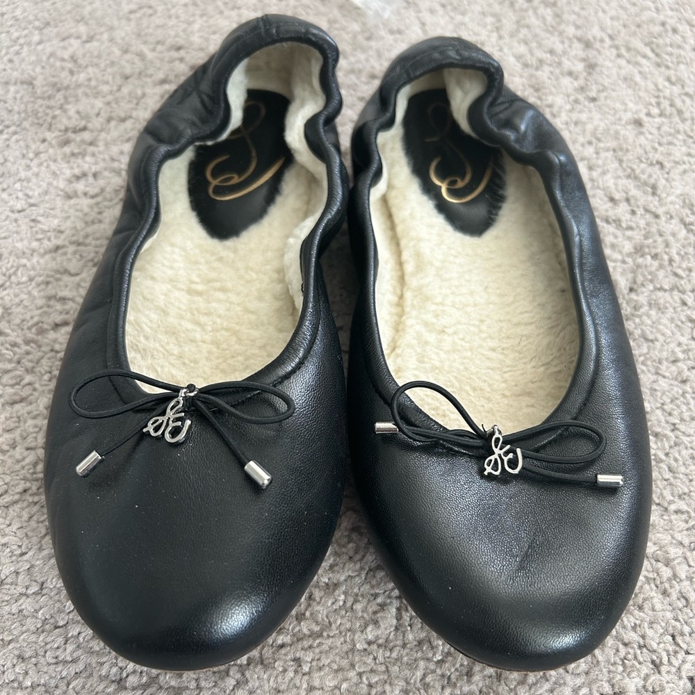 Sam Edelman leather ballet flats, Size 8 1/2, excellent pre-owned condition